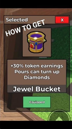 How to get jewel bucket | Drain the lake #roblox #shorts #DrainTheLake