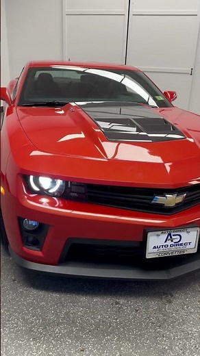 2012 Camaro ZL1 manual six speed coupe Carfax certified one owner 2K miles