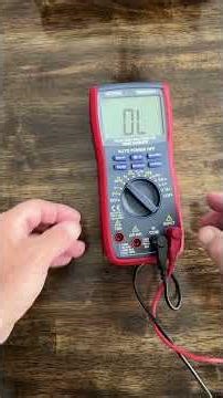 Measuring a 1kΩ Resistor (Multimeter Basics)