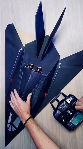 Avion rc bi-turbine F117 nighthawk