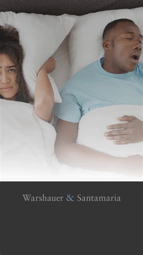 Is your snoring affecting your partner's sleep (and yours)? We provide effective sleep apnea treatment that can help everyone in your household get a better night's rest. | Warshauer & Santamaria