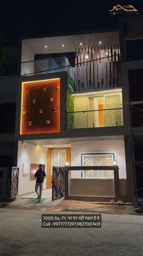 ꜱᴇᴀʀᴄʜ ᴍʏ ᴘʀᴏᴘᴇʀᴛʏ ® on Instagram: "Experience luxury living in this ultra-luxurious 3 BHK fully furnished house built on a 1000 sq ft plot, located in a prime residential area. Designed for comfort and elegance, this exclusive property offers premium specifications and modern amenities. ✨ Property Highlights: • 3 BHK Fully Furnished Ultra Luxury Home • Plot size: 1000 sq ft • Beautiful Terrace Garden with Gazebo • Premium interiors & high-end fittings • Excellent ventilation & natural light • L