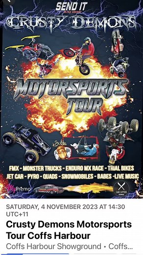 11K views · 30 reactions | Come check out overkill at crusty demons this Saturday at Coffs Showgrounds. Sponsored by Send It Energy | Over•Kill | Facebook