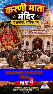 The Mystery of Karni Mata Temple 😱 Why Are Thousands of Rats Worshipped?