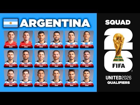 ARGENTINA SQUAD FIFA WORLD CUP 2026 QUALIFIERS | NOVEMBER MATCHES