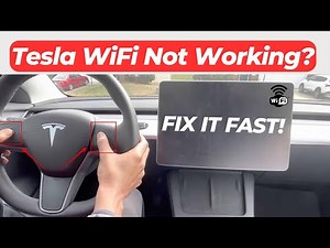 How to FIX Tesla WiFi Not Connecting 🔧 | Restart & Reset Tesla in 1 Minute