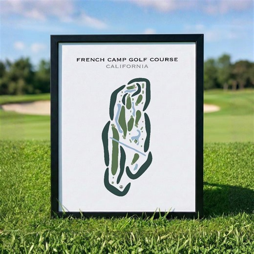 French Camp Golf Course, CA| Golf Course Map, Golf Map, Golfer Gift for Him, Scorecard Layout, Golfer Boyfriend Gift, Art Print Decor - Etsy