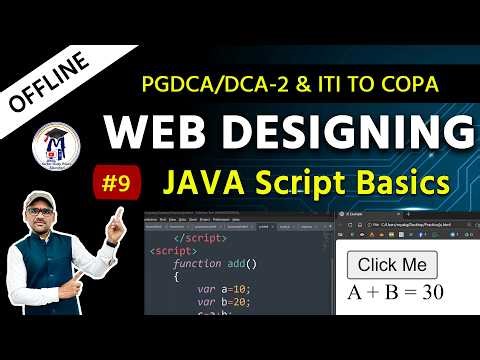 JavaScript Introduction in Hindi | Types of JavaScript | PGDCA DCA COPA