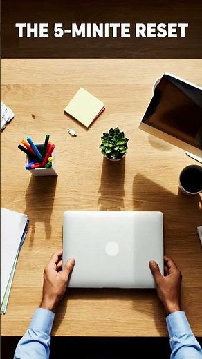 My 5-minute desk reset routine ✍️ #desksetup #asmr