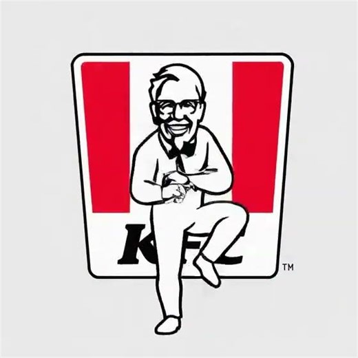 KFC Logo Started Dancing… I Couldn't Stop Laughing 🤣🍗 #shorts #dance #comedy