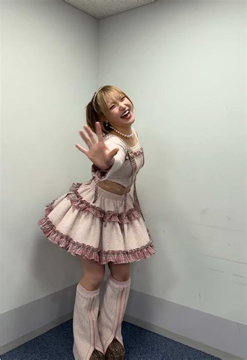 振り入れ前日で勘で踊ってました🎶 #ポジティブプログラム #BEYOOOOONDS #清野桃々姫