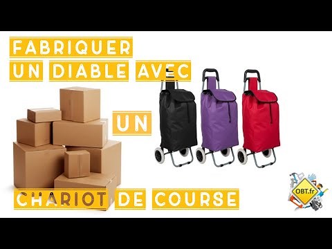 Fabriquer un diable chariot de course roulettes - déménagements plus faciles