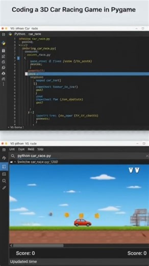 Python Code Game LIVE#Python #VScode #PythonGame #Coding #GamingWithPython #Shorts