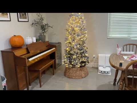 CENBOSS Rattan Christmas Tree Collar, Wicker Tree Skirt & Stand Base Cover Review