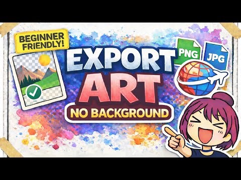 How to Export Transparent Background in Procreate (Transparent PNG Tutorial)