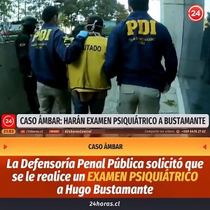 La Defensoría Penal Pública solicitó que se le realice un examen siquiátrico a Hugo Bustamante Pérez, imputado por el asesinato de la adolescente Ámbar Cornejo. Serán dos peritos quienes lo visitarán en la cárcel de Alta Seguridad con el fin de evaluar si tiene alguna patología siquiátrica. Bustamante se encuentra en prisión preventiva, y los peritajes de la PDI lo apuntan como el autor directo del crimen de la menor de 16 años. En las próximas semanas se llevará a cabo el juicio oral, donde se 