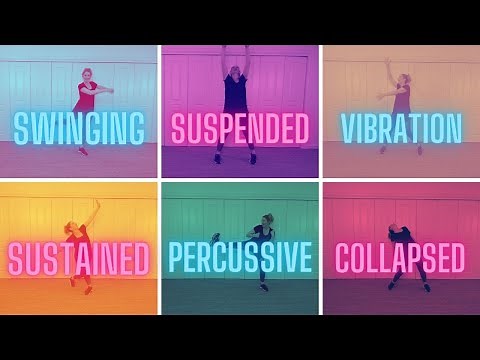 The Six Dynamics in Dance Lesson - Swinging, Suspended, Vibration, Sustained, Percussive, Collapsed