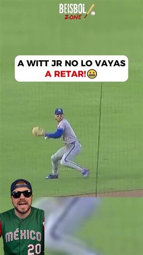 Witt Jr no deja pasar nada💀 #beisbol