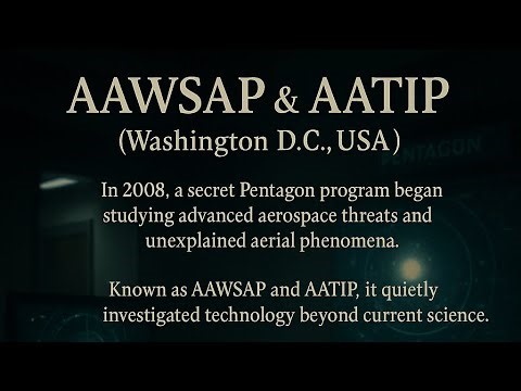 AAWSAP & AATIP 🛸 | Inside the Pentagon’s Secret UFO Programs