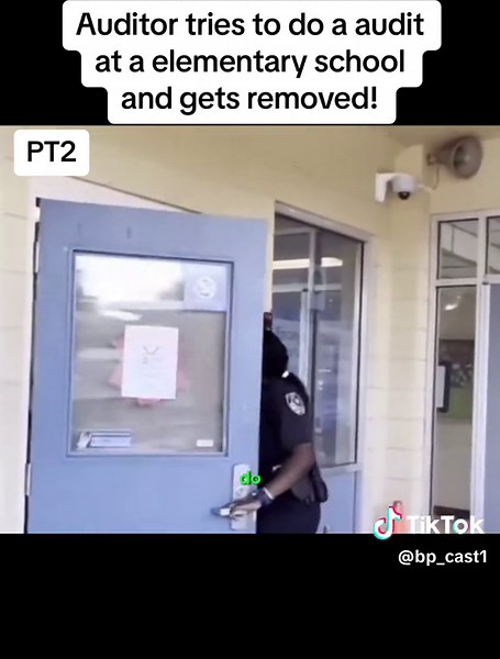 Auditor Removed from Elementary School | Police Officer School Scandal
