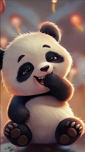 Cutest Cartoon Panda Ever? Watch This Baby Panda Melt Your Heart 🐼✨