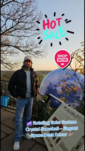 🌌 Rotating Solar System Crystal Snowball – Elegant Space Desk Décor 🪐 Bring the beauty of the universe into your space with this Rotating Solar System Crystal Snowball. Featuring a stunning 3D-style solar system design inside a clear crystal globe, it creates a magical cosmic atmosphere on any desk or shelf. ✨ Features: 🌍 Rotating solar system design – smooth, eye-catching motion 🔮 High-quality crystal & acrylic – clear, durable, and elegant 🪐 Detailed planets & sun – perfect for space love