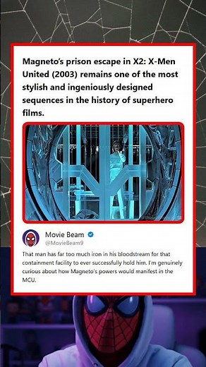 X2 X-Men United 2003 Magnetos Prison Break is an Iconic Scene