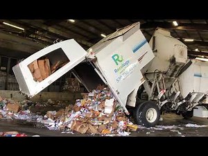 Recology Commercial Recycling Truck