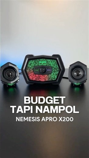 Cuma 300 Ribuan! Speaker PC 2.1 Ini Bass-nya Menggelegar & Pakai USB Power - Nemesis Apro X200