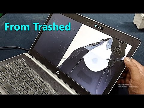 Disassembly and assembly Hp Probook 440 g5 laptop || From trashed to useable .