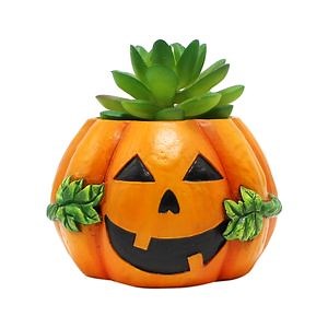 [Hot Item] Antique Flower Pot Resin Terracotta Pumpkin Shape Planter