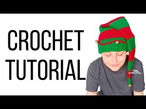 Crochet Elf Hat Tutorial | Long Stocking Hat (child size)