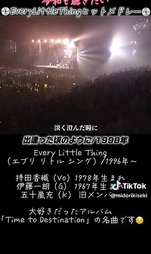 令和も聴きたい❗️ ELTヒットメドレーです♪ 大好きだったアルバムです🥰 #ELT #everylittlething #timegoesby #90s #avex #CapCut