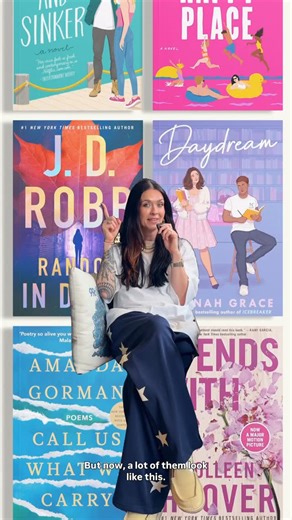 99designs by Vista on Instagram: "We looked at 700 (phew 😮‍💨) number-one bestselling book covers over 25 years, and this is what you need to know about how culture as influenced book design since 2000 📚🕵️ (Head to our blog now for A LOT more – link in bio 💕) #books #bookcoverdesign #newyorktimesbestseller"