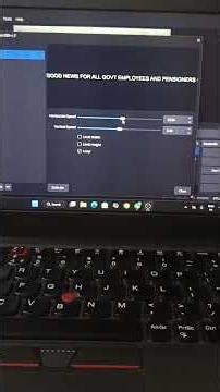 How to add scrolling text in OBS stream software