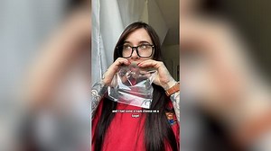 Woman makes £100 by burping in a bag