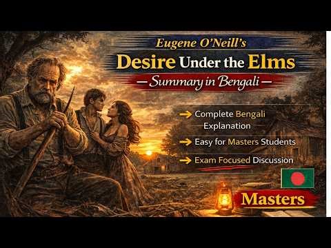 Desire Under the Elms Summary in Bengali | Eugene O'Neill | By Literature Xpres