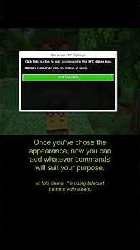 How to make an NPC in Minecraft: Windows Bedrock Edition