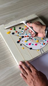 1M views · 13K reactions | Easy art in seconds ✨⚡ Simple acrylic painting 列閭 . . . . . . . #acrylicpainting #easyart #DIY #dailyart #viralreelsfacebook | Suraj fine arts | Facebook