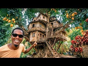 ✔️NEW SETUP - Living offgrid in Tree House In Jamaica Full Walking tour 2026 4K