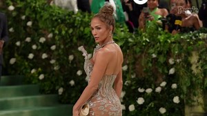 Jennifer Lopez Takes Naked Dressing to New Heights in Sheer Gown at 2024 Met Gala That Took 800 Hours to Make
