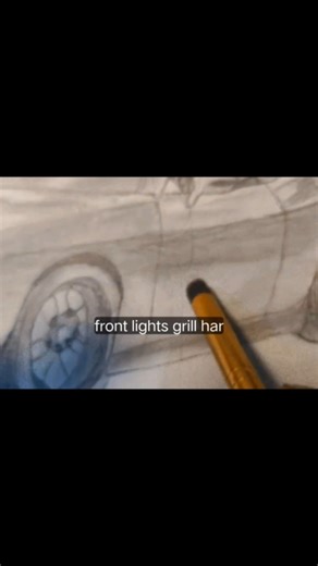 Dodge Challenger.#trending #art #shorts #dodge #drawing #dodgechallenger #sketch #artist