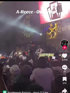 A-Reece Closing the show performing "OVER ME" glad to have witnessed this 🔥 #TheSaHipHopWay | The SA Hip Hop Way