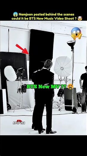 BTS New MV behind the scenes ? 😱 #bts #btsarmy #btsshorts #taehyung #jungkook #rm #jin #btsv #jhope
