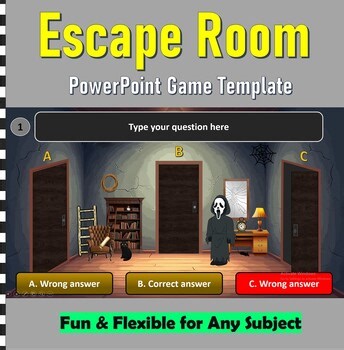 Interactive PowerPoint Escape Room Review Game Template | Fun Classroom Activity