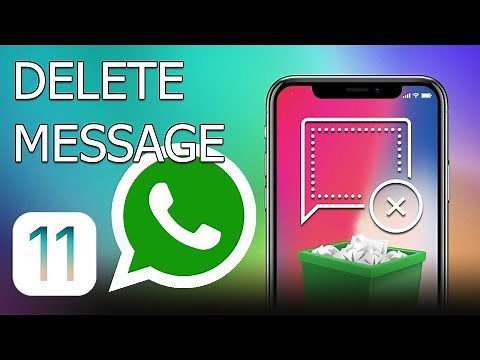 How to delete WhatsApp message on iPhone
