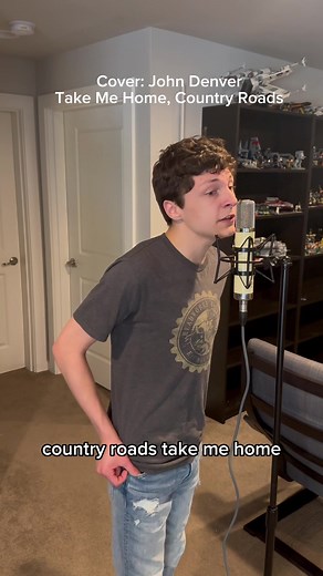 15 year old Jack covers John Denver’s “Take Me Home, Country Roads” 🎤 #jackanddadmusic #johndenver #autism #coversong #singer