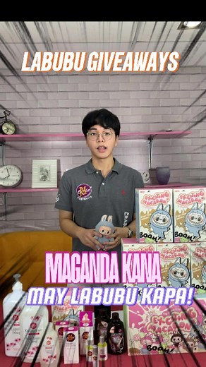 Labubu Giveaways Promotion Period: October 27 to November 30 Maganda ka na, may Labubu ka pa! Manalo ng Labubu WEEKLY! At may chance pa na manalo ng Labubu figure mula sa ating active viewers! How to Join: 1. Buy PHP 300 worth of products from the Erase Beauty Care TikTok shop to be eligible for the raffle. 2. There will be 3 lucky winners from TikTok and 1 lucky winner from active viewers and engagers. Entry Confirmation: You will receive a physical card with your purchase as proof of entry. Bo