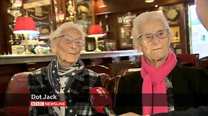 59K views · 1.3K reactions | Meet Dot and Daisy Jack. They were born and raised on a farm in Co Monaghan before moving to Co Antrim where they raised their families. The sisters are now aged 96 and are believed to be the oldest identical twins in these islands. Mervyn Jess met them at a recent family gathering. | BBC Newsline | Facebook