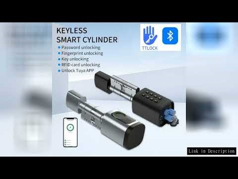 TTLock APP Fingerprint FRID Card Password Cylinder Electronic Smart Door Lock Adjustable Replacement